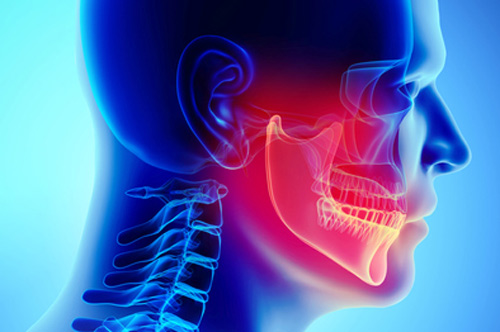 3D illustration of mandible